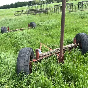 4 WHEEL FARM WAGON w/ ADJUSTABLE LENGTH