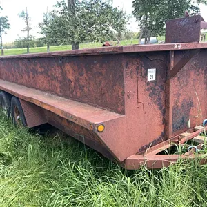 SHOPBUILT 16' BUMPER PULL STEEL BOXED TRAILER - NO HOIST