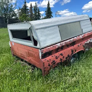 SHOP BUILT 8' S/A TRUCK BOX UTILITY TRAILER w/ TOPPER