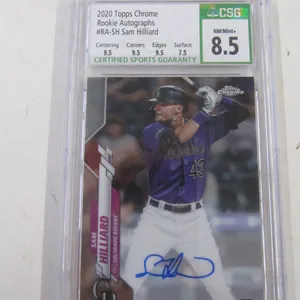 2020 Topps Chrome Sam Hillard Rookie Autograph Card