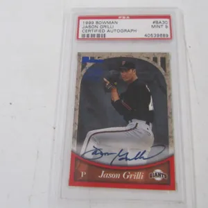 1999 Topps Bowman Jason Grilli Autographed Card