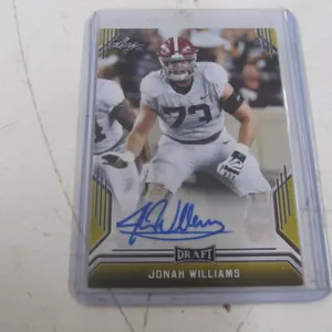 2019 Leaf Draft Jonah Williams Rookie Signature Card