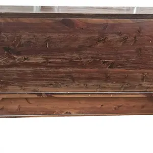 Wooden Storage Chest with Drawer, 40 x 18 x 32 Inches