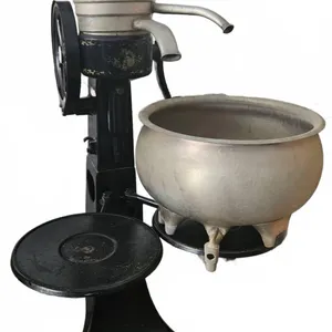 Manual Cast Iron and Metal Vintage Butter Churner
