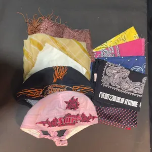 Bandanas, Scarves, and Sturgis Headwraps Lot