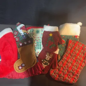 Christmas Stockings and Decorative Mini Mittens