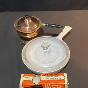 CorningWare Browning Skillet and Copper Fondue Pot