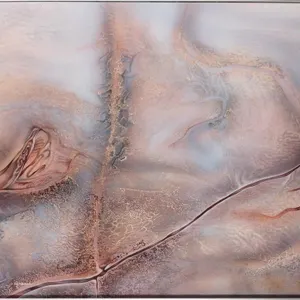SONIA PEARL "BREAKTHROUGH #4" MIXED MEDIA 1985