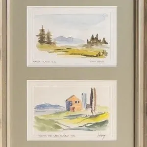 N. WARDY AND RUTH TAYLOR NEW ZEALAND WATERCOLORS