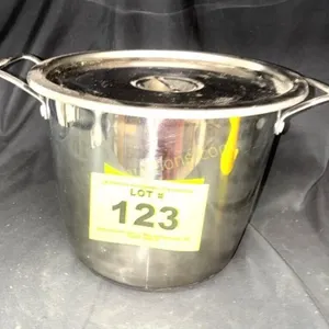 SS INDUCTION READY POT WITH  LID