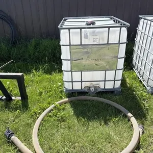 250 Gal IBC Water Tote W/ Valve & Hose