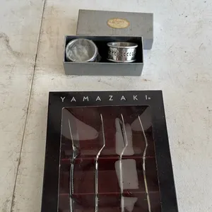 Yamazaki Stainless Steel Spreaders and Napkin Rings