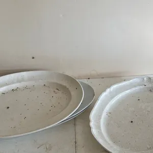 Set of Oval Ceramic Serving Platters