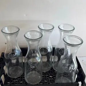 Set of 6 Libbey Glass Carafes