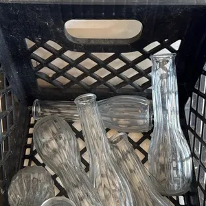 Collection of Glass Vases and Panacea Floral Wire