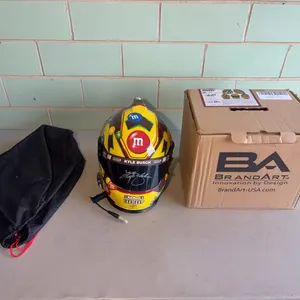 Kyle Bush Signed Racing Helmet