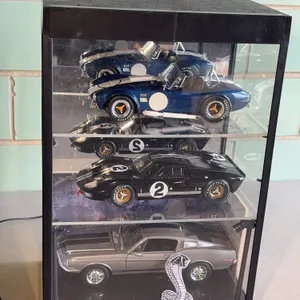 Shelby Cobra Display Case and Cars