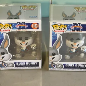 Two Bugs Bunny Space Jam Figures