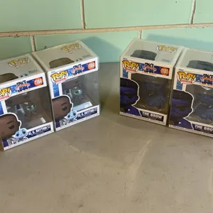 Four Funko Space Jam figurines