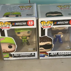 Two Funko NASCAR Figurines