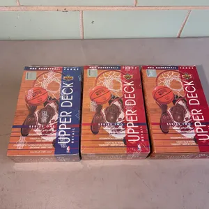 Three Upper Deck, NBA Card Boxs