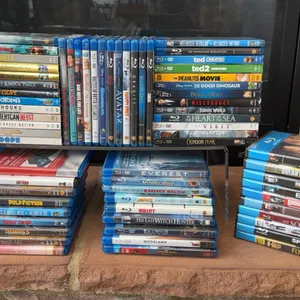 Lot of 72 various Blueray DVDs