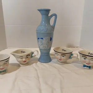 Jim Beam Decanter & Baileys Cups