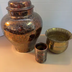 Urn & Brass Planter