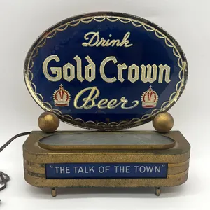 Gold Crown Beer Lighted Sign