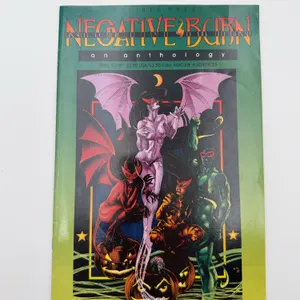 Comic Book Negative Burn an Anthology Caliber Press