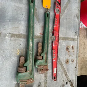 (2) MasterForce Pipe Wrenches