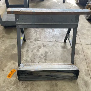 (2) Metal Saw Horses