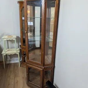 Curio Corner Cabinet