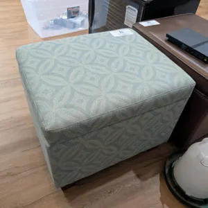 Aqua Hassock