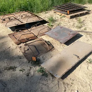 (1) Entrance Silo Door, (8) Silo Doors, and (4) Blank Metal Sheets