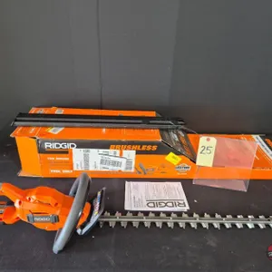 New Open Box Rigid 18v Brushless Cordless 22" Hedge Trimmer (Tool Only