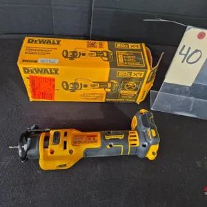 Used DEWALT XR 20V Lithium-Ion Cordless Rotary Drywall Cut-Out Tool (Tool Only) Model # DCE555B