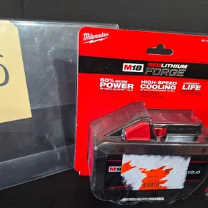 Brand New Milwaukee M18 Red Lithium Forge HD12.0 A.h Battery Model # 48-11-1813
