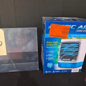 New Artic Air Turbo Chill Desktop Evaporative Space Cooler with LED Nightlight Model # AATC-PD27