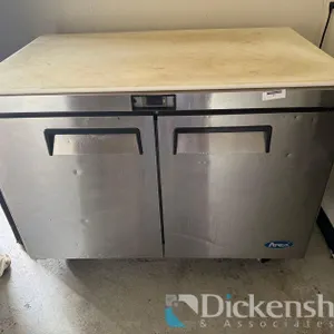 ATQSA DOUBLE DOOR REACH IN STAINLESS REFRIGERATOR / COOLER