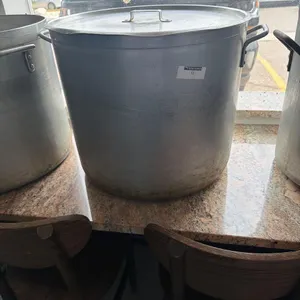 LARGE STOCK POT WITH LID