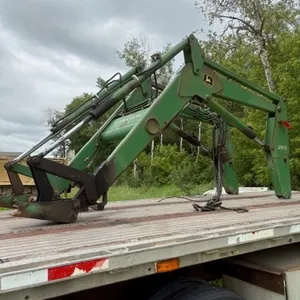John Deere 265 Loader Attachment W/ Bucket And Grapple