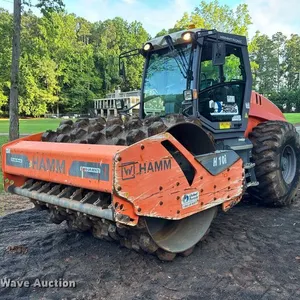 2017 HAMM H 10i P single drum vibratory roller