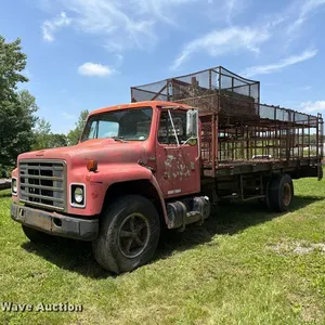 1981 International flatbed truck