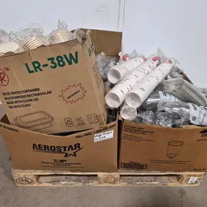 Pallet of Assorted Disposable Cups, Lids and Food Containers
 UNRESERVED