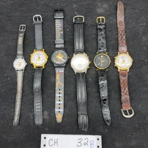 Six Assorted Wristwatches: Lorus Mickey Mouse, Cardinal Quartz, Orleans, & More