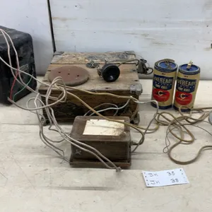 Vintage Eveready Ignitor Dry Cell Batteries, Candlestick Telephone, & More