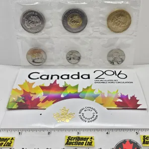 Canada 2016 Uncirculated Year Set "MULE" (Loonie is 2015)