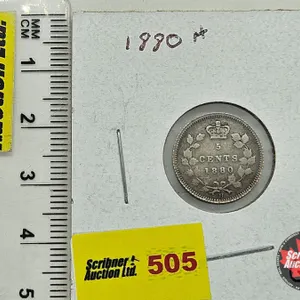 Canada Five Cent 1880H