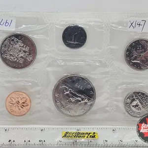 Canada 1979 Uncirculated Year Set (Note: Pkg damage near quarter)